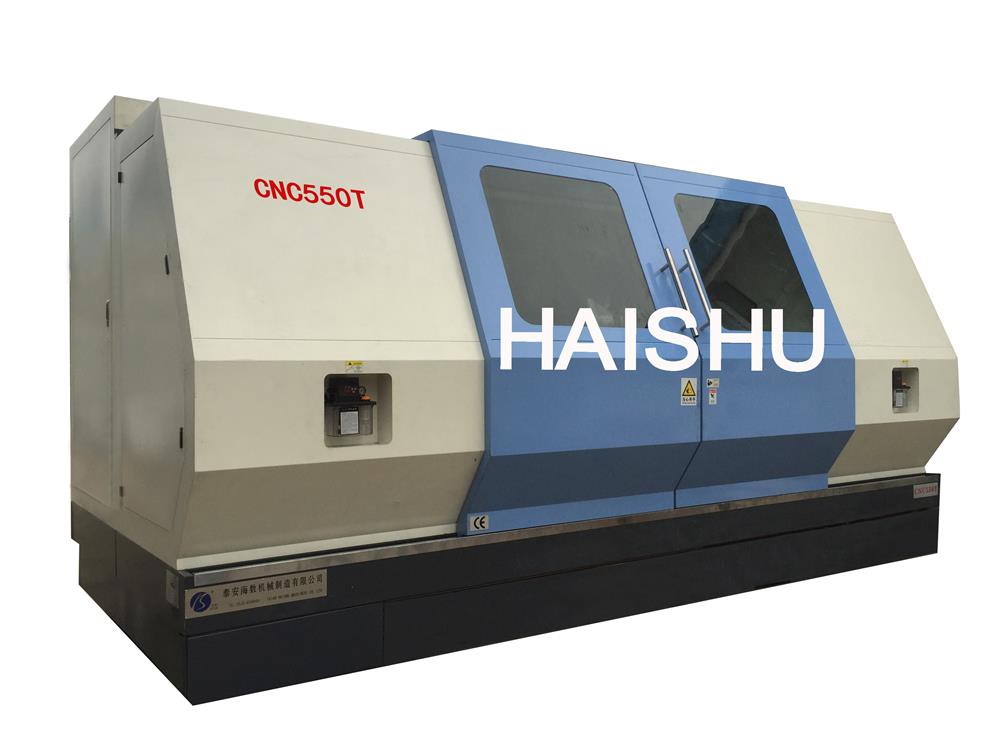 CNC550T Dual passageway turning center